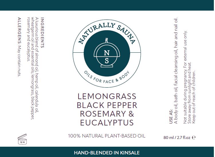 Lemongrass, Blackpepper, Rosemary & Eucalyptus